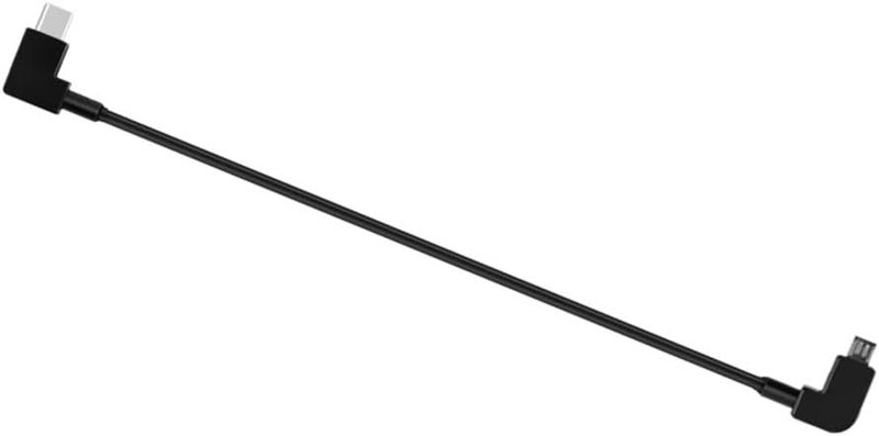 klarako 30cm USB Type C to Micro USB B Short Cable, Right Angle 90 Degree USB C Male to Micro B Data Sync/Charging Adapter Cable Cord - Image 4