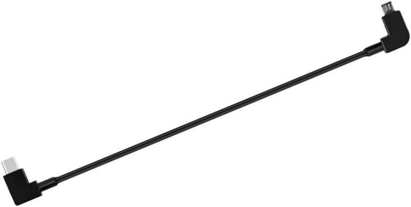 klarako 30cm USB Type C to Micro USB B Short Cable, Right Angle 90 Degree USB C Male to Micro B Data Sync/Charging Adapter Cable Cord - Image 5