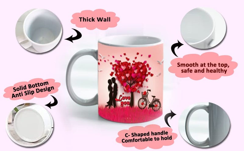 ME & YOU Romantic Gifts for Love | Valentines Day Gift | Anniversary, Birthday Love Gift for Husband/Boyfriend | Printed Cushion, Mug and Teddy STlove-41 - Image 3