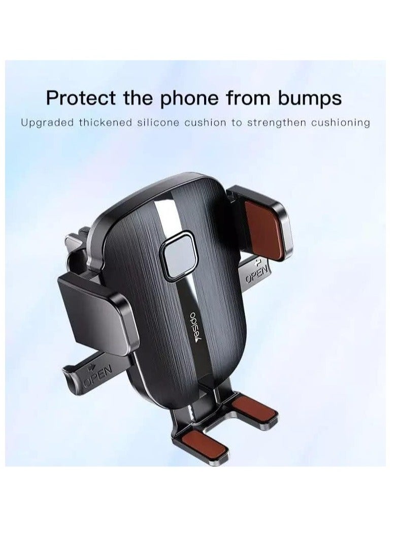 Yesido C162 Air Vent Car Mobile Holder Compatible with iPhone 12/11Pro/Xs MAX/XR/8, Galaxy S20/S10+/S9 - Image 2