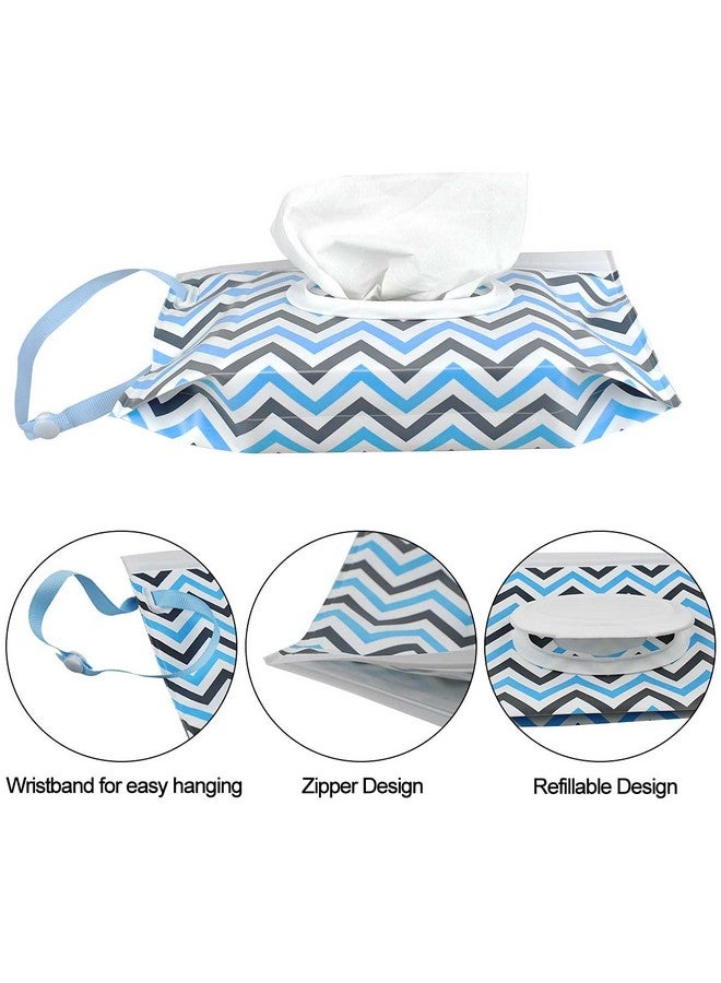 yuntop 3 Pack Baby Wipes Dispenser Portable Wet Wipe Dispenser Bag Reusable Travel Baby Wipes Container Refillable Wet Wipe Carrying Case Holder For Diaper Bag Lightweight Travel Wipes Dispenser Cases - Image 5