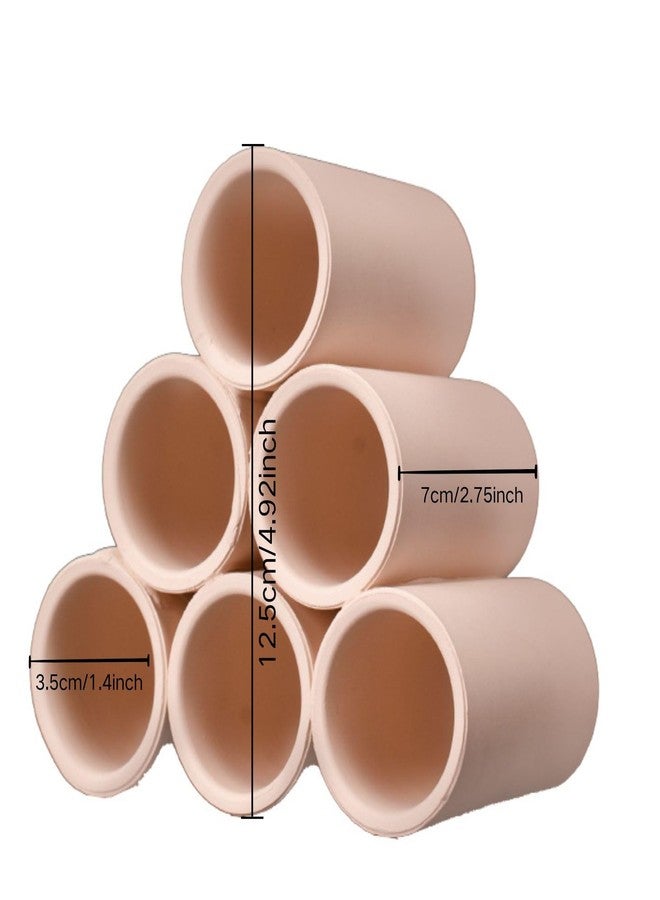Saim Aquarium Breeding Cave Ceramic Shrimp Shelter Spawning Tube Shrimp Habitat Ornament Hiding Cave Decorations Hideaway Pipe, Betta Tank Accessories Pleco Caves - Image 2