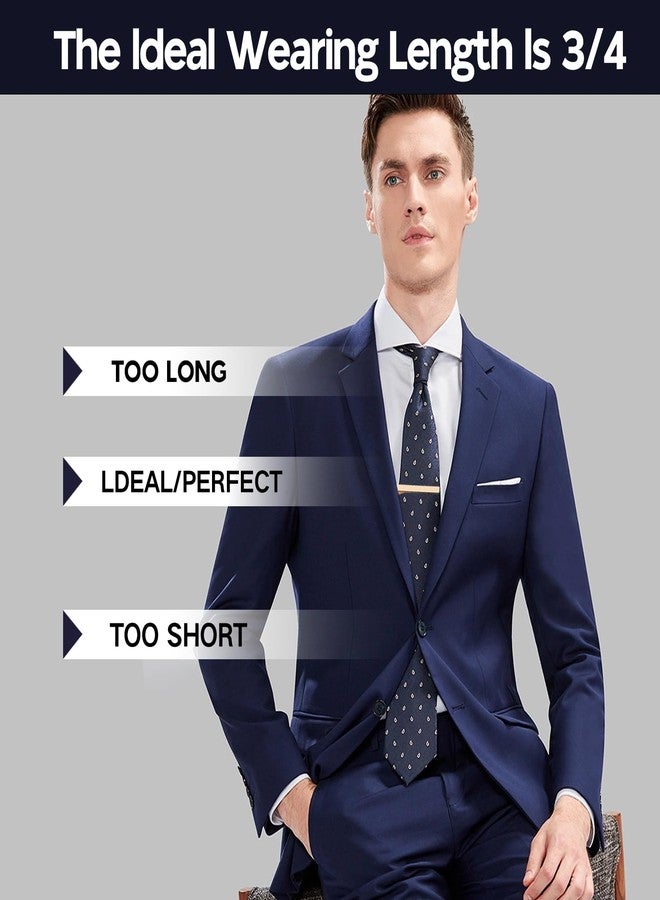 Perusiaw 6 Pcs Tie Clips for Men, 6 Classic Colors Upgrade Tie Bar, Non-Slip Tie Clip for Father, Husband, Business, Wedding, Anniversary & Everyday Wear - Image 5