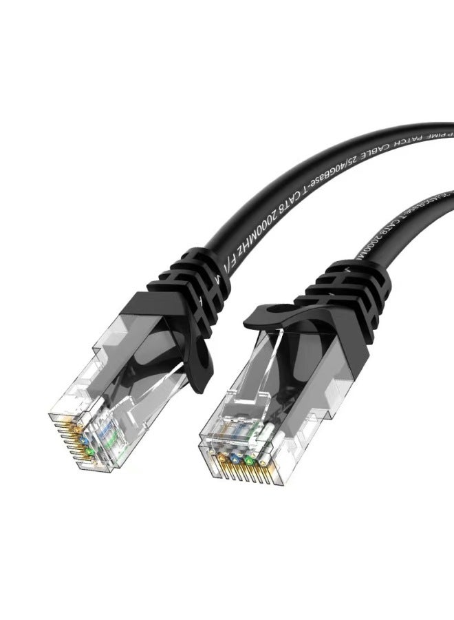Source Six Gigabit CAT6 Network Cable Jumper 1 Meter Router Computer Network Cable Finished Network Cable Jumper-Color:Black-Line Length:1 M  - Image 4