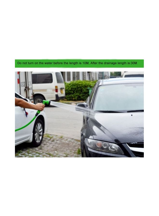 Generic Expandable Water Hose With Spray Gun Green/Black 30meter - Image 3