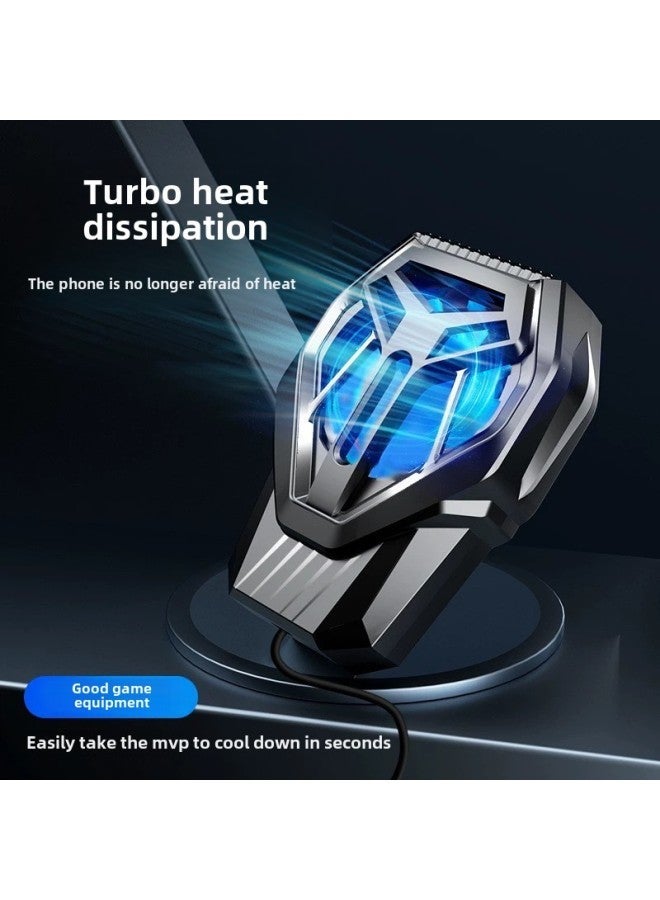 S10 Cool Cost-effective Connected Air-cooled Mobile Phone Radiator USB Plug-in Interface Back Clip Manufacturers Wholesale-Color:Black Classic - Image 4
