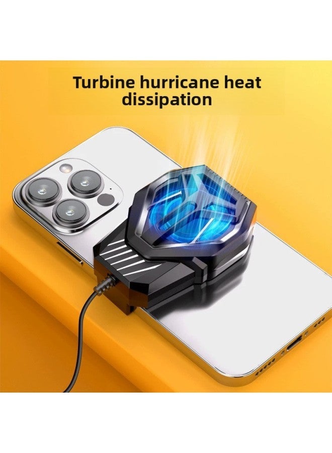 S10 Cool Cost-effective Connected Air-cooled Mobile Phone Radiator USB Plug-in Interface Back Clip Manufacturers Wholesale-Color:Black Classic - Image 5