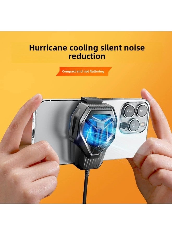 S10 Cool Cost-effective Connected Air-cooled Mobile Phone Radiator USB Plug-in Interface Back Clip Manufacturers Wholesale-Color:Black Classic - Image 3