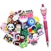 Ibuclein 40Pcs Silicone Focal Beads Bulk Different Random Mix Collections Focal Beads for Pens Keychains DIY Jewelry Making - Image 2