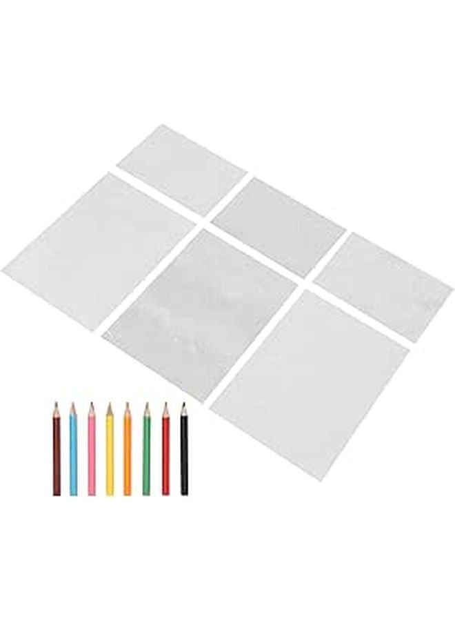 Heat Shrink Plastic Sheets BOPS Material 6 Flower Craft Kit For Kids And Beginners - Image 1