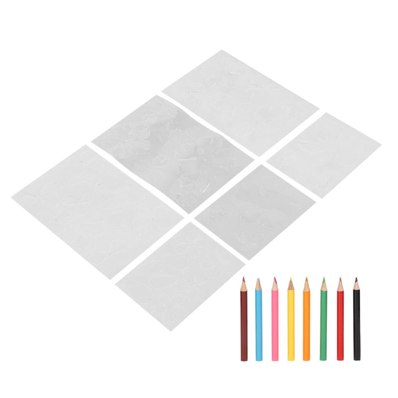 Heat Shrink Plastic Sheets BOPS Material 6 Flower Craft Kit For Kids And Beginners - Image 5