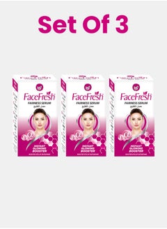 Face Fresh Set of 3 Fairness Face Serum - Alpha Arbutin & Glutathione, Brightening & Glowing Skin, Clears Dark Cells, Best for Dry Skin but For Sensitive Skin, All Day Use 