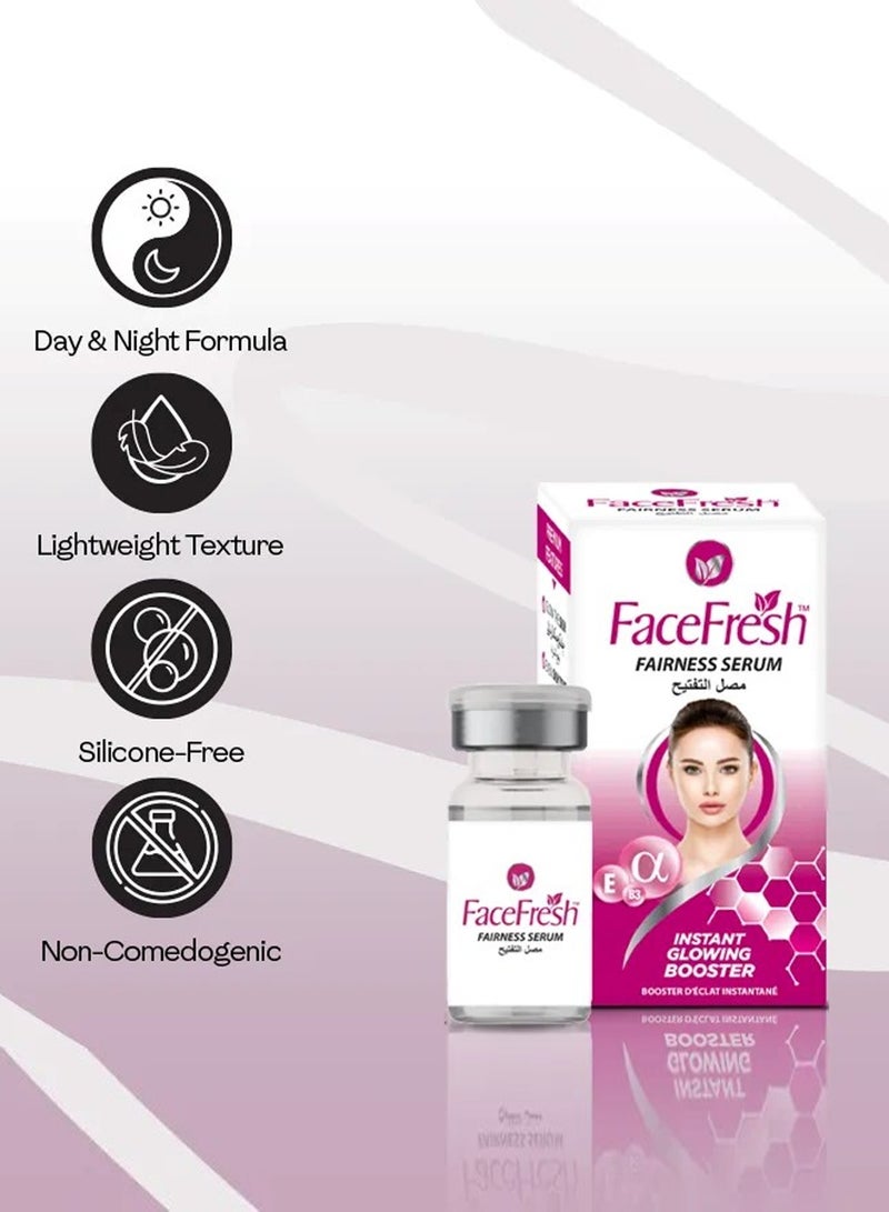 Face Fresh Set of 3 Fairness Face Serum - Alpha Arbutin & Glutathione, Brightening & Glowing Skin, Clears Dark Cells, Best for Dry Skin but For Sensitive Skin, All Day Use - Image 5