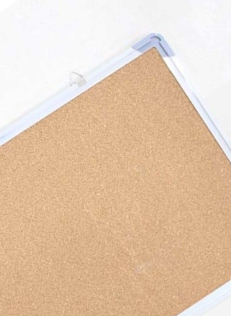 PRIMA Framed Bulletin Board Beige/Silver - Image 3