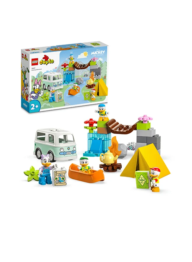 LEGO Duplo Disney Mickey And Friends Camping Adventure 10997 Building Toy Set For Toddlers Aged 2+; Features 4 Lego Duplo Toy Figures: Daisy Duck, Huey, Dewey And Louie To Inspire Creative Role Play (37 Pieces)