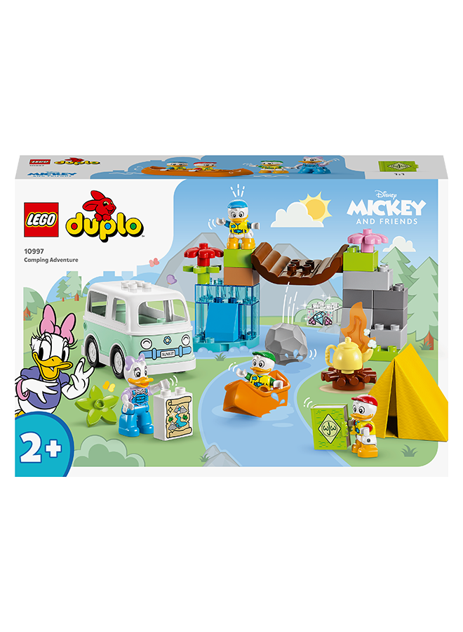 LEGO Duplo Disney Mickey And Friends Camping Adventure 10997 Building Toy Set For Toddlers Aged 2+; Features 4 Lego Duplo Toy Figures: Daisy Duck, Huey, Dewey And Louie To Inspire Creative Role Play (37 Pieces)