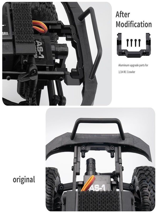 MOHERO CNC RC Front Bumper Mount & Rear Shell Mount for SCX24 Base Camp 1/24 RC Crawler Car Upgrade Parts - Image 3