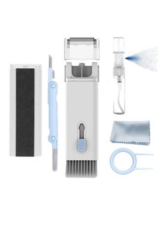 7 in 1 Electronic Cleaner kit -, Keyboard Cleaning Kit, Laptop Cleaner with Brush, Portable Multifunctional Cleaning Tool for Airpods pro/Laptop/Phone/Computer/Screen (7 in 1 Blue)
