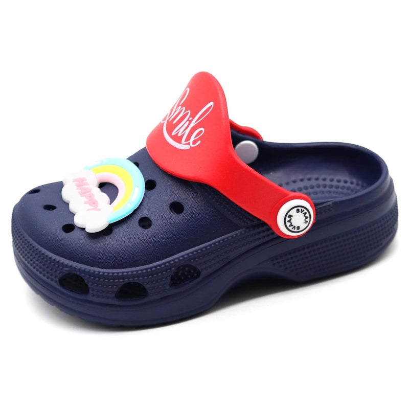 SVAAR أحذية سلاينغ باك للأطفال من سفاار مع سحر الابتسامة وقوس قزح - Image 5