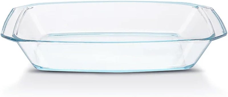 Borosil Rectangular Baking Dish 3 Liter  - Borosilicate Glass, Oven & Microwave Safe clear 3Liters - Image 1