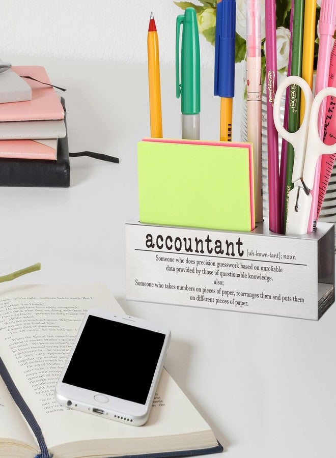 TRCENDE Funny Accountant Appreciation Gifts for Office Decor, Accounting Definition, Thank You Accountant Gifts for Women Men CFO Coworkers, New Job Congratulations Gift Ideas, Pen Holder for Desk XB520 - Image 5