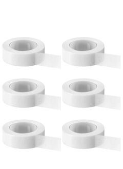 Bukela 6 Rolls Flexible Skin Tape Breathable Nose Tape Self Adhesive Gauze Tape for Wound Injuries Swelling Sports, 0.5 Inch x 10 Yards (White)  - Image 1