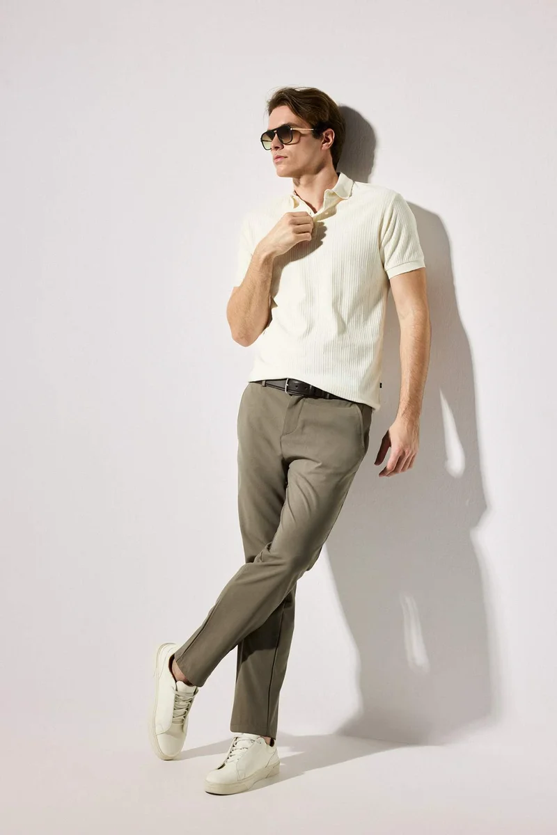 Defacto  Elastic Waist Trousers for Men | Best Price UAE