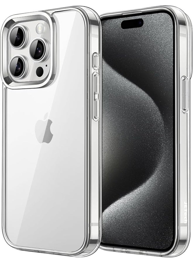 iPhone 15 Pro Max Clear Case Scratch-Resistant Anti-Drop Cover Shockproof Protective Phone Case