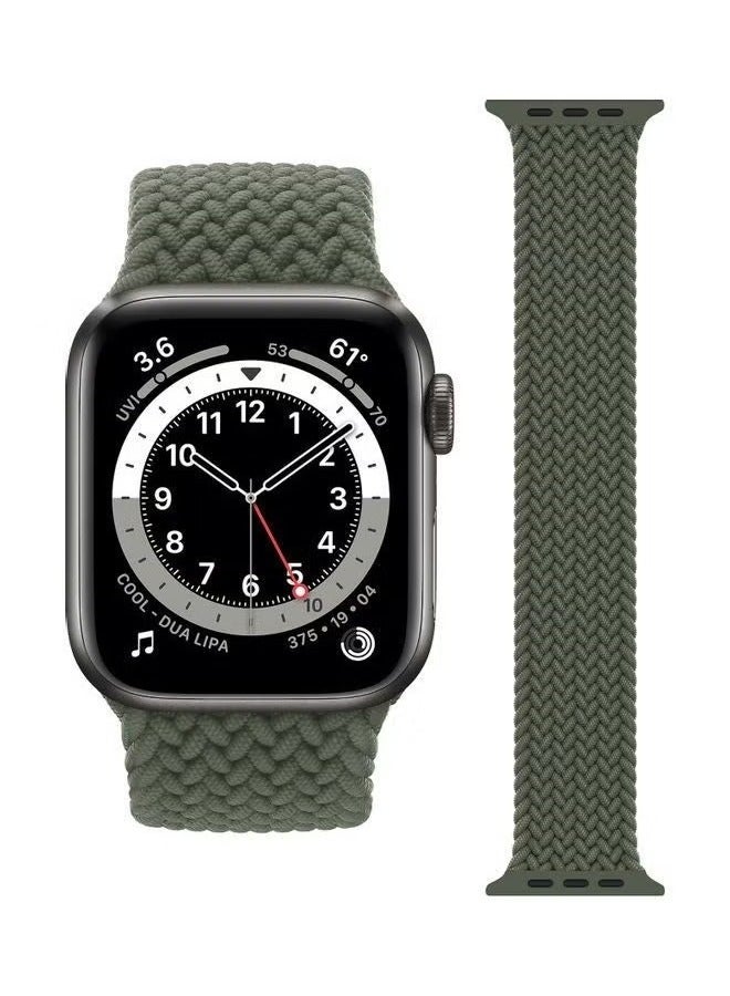 vesus Braided Solo Band For Apple Watch Inverness Green