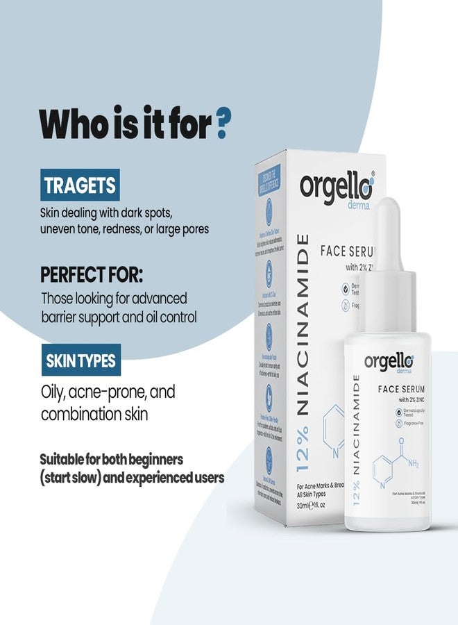 Orgello Derma 12% Niacinamide Face Serum - Clear, Balanced and Healthy Skin - Image 3