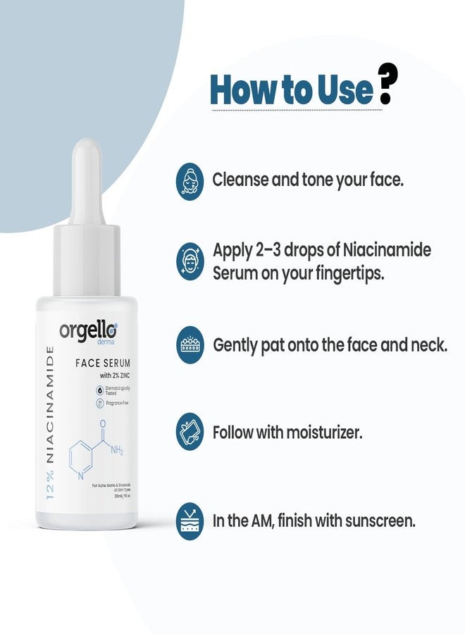 Orgello Derma 12% Niacinamide Face Serum - Clear, Balanced and Healthy Skin - Image 4