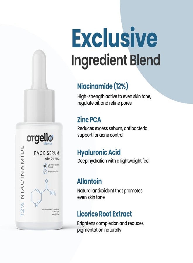 Orgello Derma 12% Niacinamide Face Serum - Clear, Balanced and Healthy Skin - Image 5