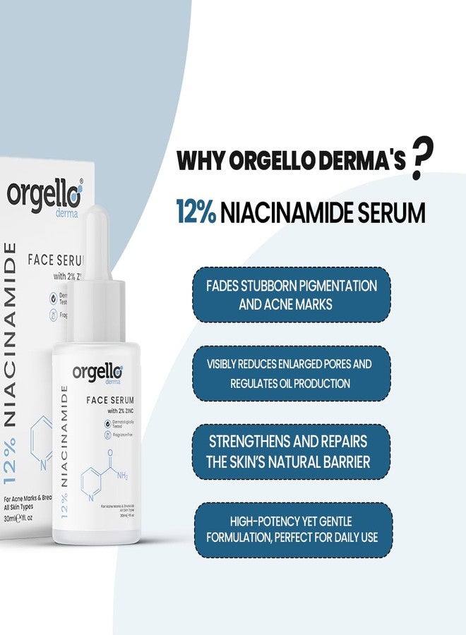 Orgello Derma 12% Niacinamide Face Serum - Clear, Balanced and Healthy Skin - Image 2
