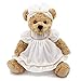 oits cute Oitscute Small Baby Teddy Bear with Cloth Cute Stuffed Animal Soft Plush Toy 10 White Sleepwear - Image 3