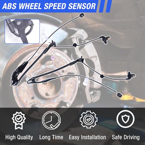 HHGKPVX ABS Wheel Speed Sensor Front Left Right Compatible with 2012-2017 Toyota Camry 2013-2015 Avalon 2013-2018 Lexus ES350 ES300h Driver and Passenger Side ABS Sensor # 89543-06040 89542-06040 - Image 5