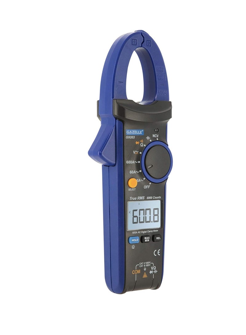 Gazelle 600A Digital Clamp Meter - Image 2