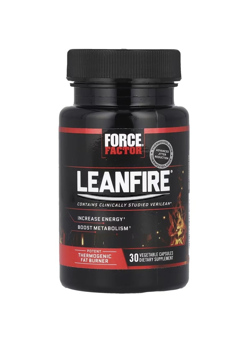 Force Factor - LeanFire 30 Vegetable Capsules - Image 1