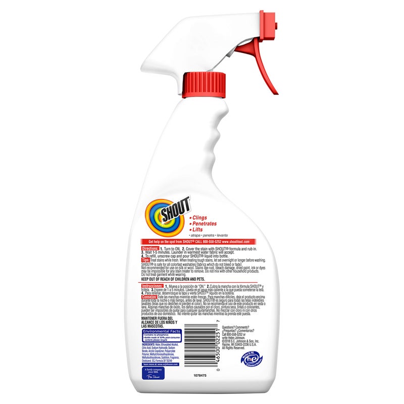 Shout Laundry Stain Remover Trigger Spray, 22 Fl Oz - Image 3