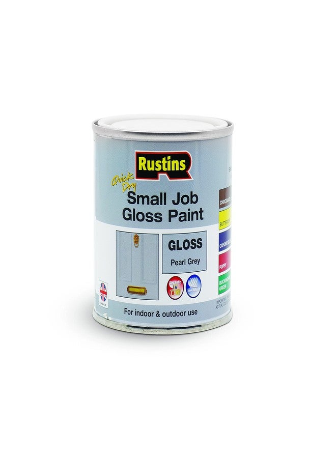 Rustins Small Job Pearl Grey Gloss Paint 250ml - Image 2