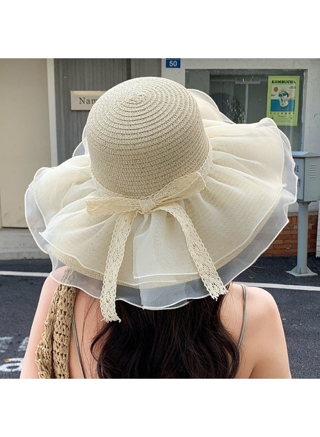 جولي قبعة شاطئ مزينة بعقدة فيونكة بيج - Image 2