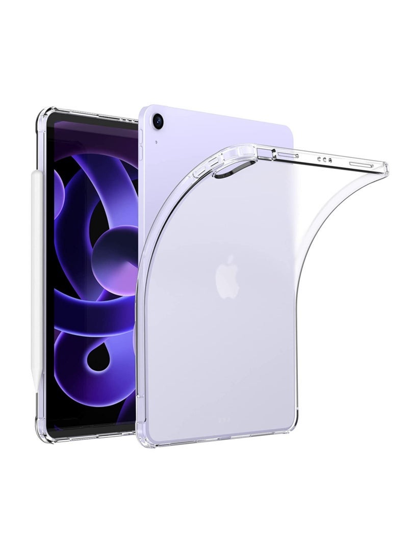 SmartGrist iPad Air 5th Generation Case, TPU Cover for iPad Air 5th/4th Generation 10.9 Inch 2022/2020，Frosted Transparent Shockproof Protective Case - Image 1