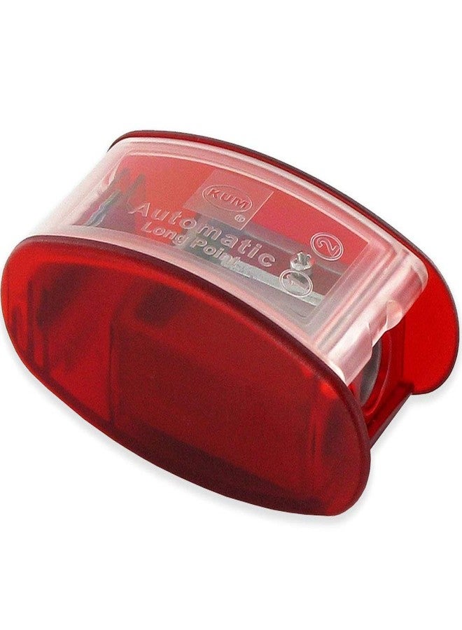 Kum 105.30.22 Polystyrene Automatic Long Point Pencil Container Sharpener, Colors Vary - Image 3