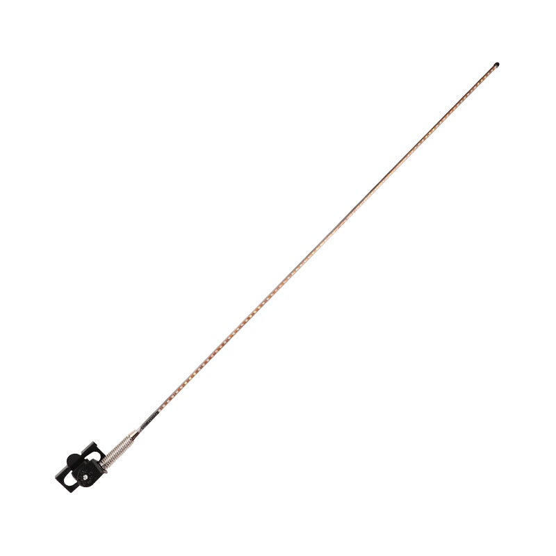 24V truck antenna light pilot pole long antenna colorful racing streamer light universal modified decorative flagpole warning light 12V car [105CM length] antenna light - Image 5