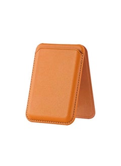 Magsafe Card Case For Apple 16 Strong Magnetic Adsorption IPhone Series Hinge Bracket Leather Case New-Color:Gold Double Row Strong Magnetic Adsorption Exquisite Packaging Box