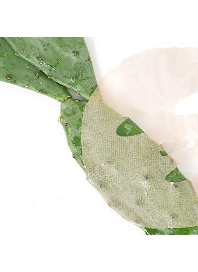 STARSKIN Pink Cactus Mask Antiaging Oil Sheet Facial Mask Natural Nonwater Based Formula Packed With Cactus Extracts Infused With Hyaluronic Acid Vegan 1 Capsule And 1 Mask  - Image 3