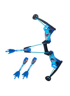 Zing Zing HyperStrike FireTek Bow Archer Pack, Light Up Bow and Light Up Zonic Whistle Arrows, Shoots Arrows Over 200ft, Outdoor Play with Friends and Family, for Ages 14+ (Blue)  - Image 1