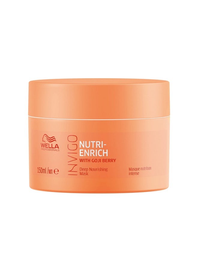 Wella Professionals Invigo Nutri-Enrich Hair Mask | 150 Ml | Nourishing, Hydrating Hair Treatment For Dry & Damaged Hair | With Goji Berry Nutrients  - Image 1