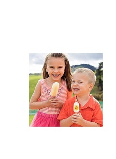 KASTWAVE 2 Pack Silicone Popsicle Moulds, Reusable 4 Cavities Homemade Ice Pop Moulds Red Oval, cake pop moulds with 40 Wooden Sticks for DIY Ice Popsicle, Easy Release Ice Pop Moulds  - Image 4