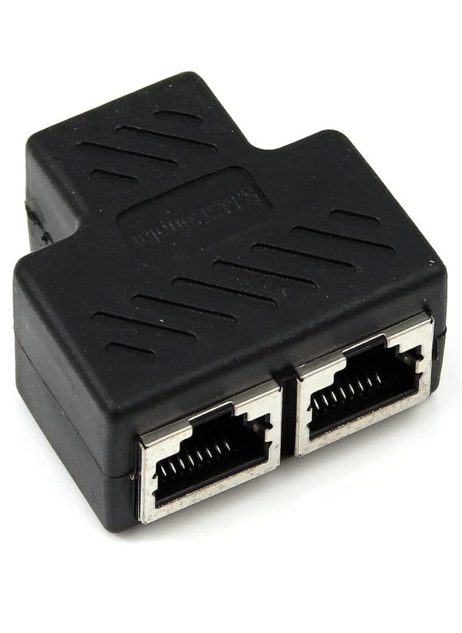 تشيس اب محول موزع RJ45، محول موصل مقبس إيثرنت موزع، زوج واحد، موزع إيثرنت، محول شبكة CAT 5/CAT 6 LAN  - Image 2