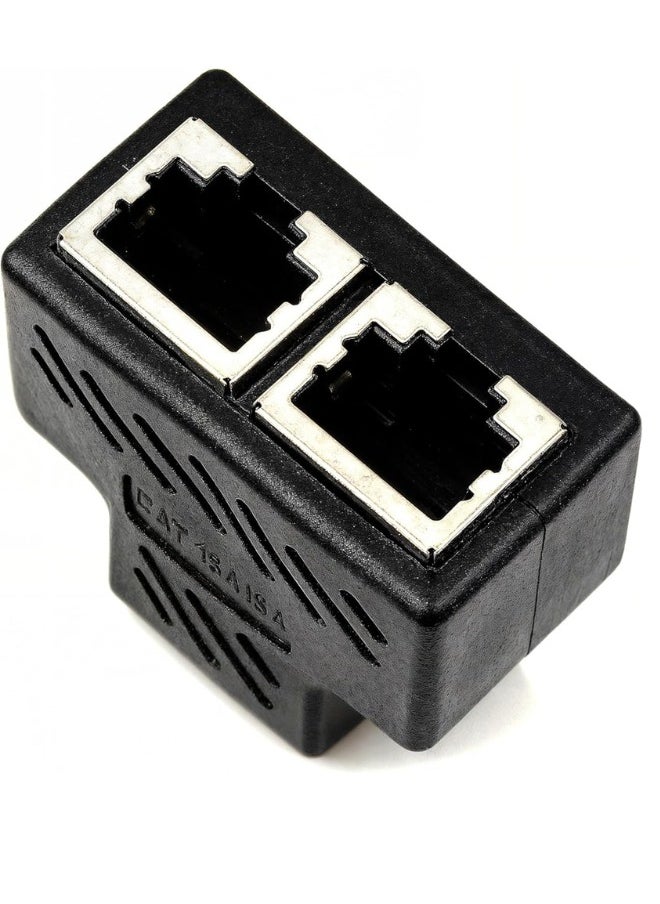 تشيس اب محول موزع RJ45، محول موصل مقبس إيثرنت موزع، زوج واحد، موزع إيثرنت، محول شبكة CAT 5/CAT 6 LAN  - Image 3